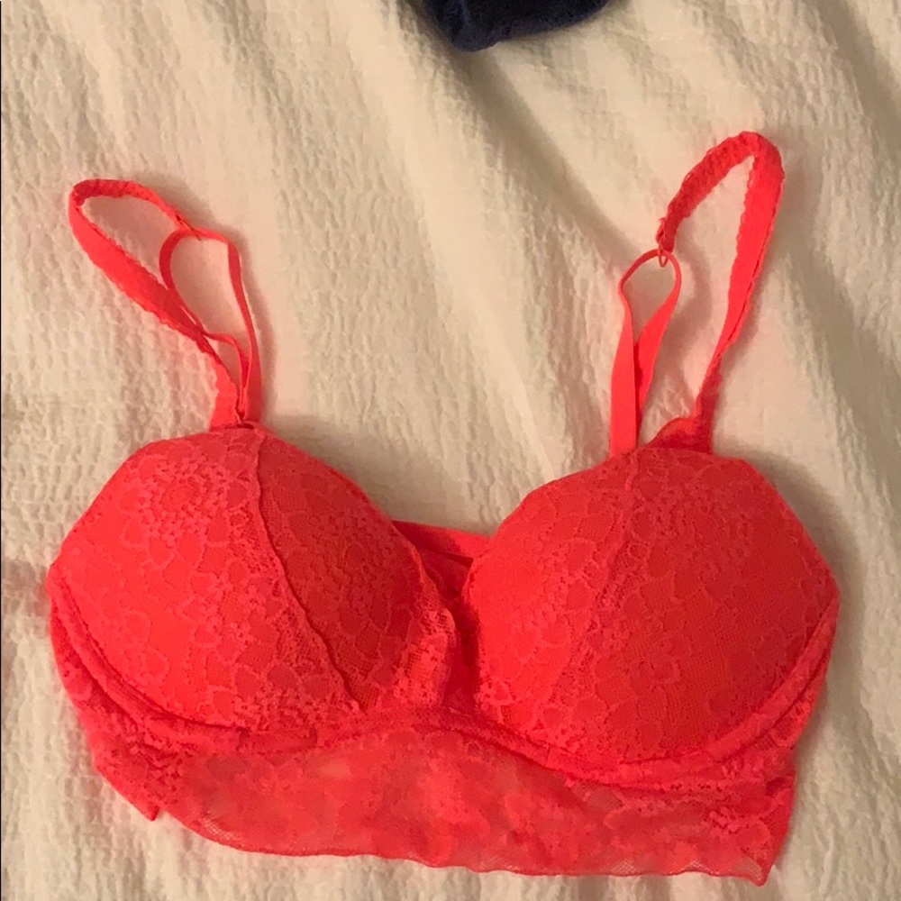 VS pink push-up bralette